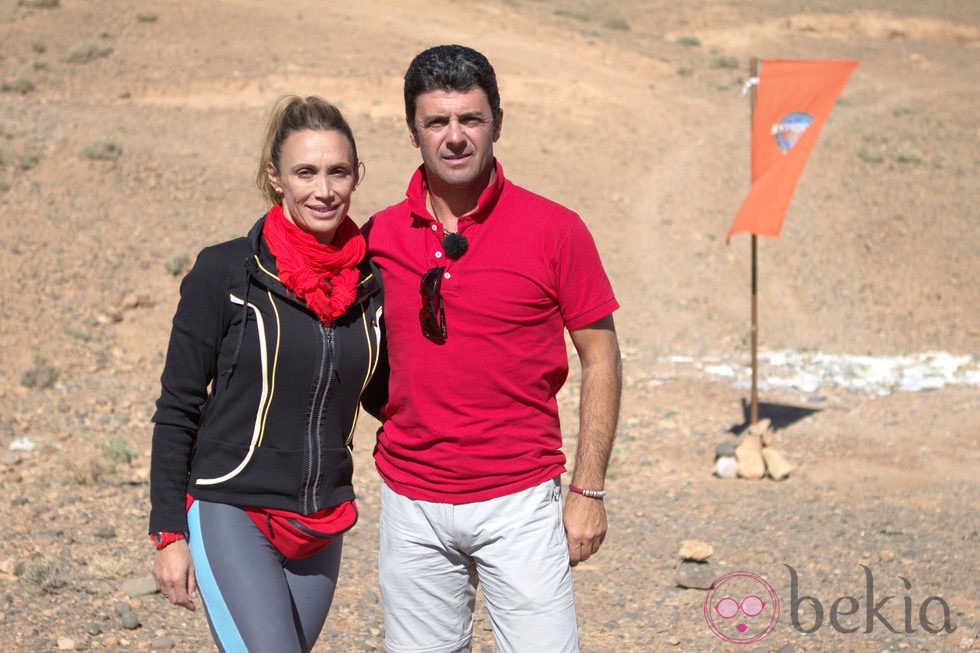 Cristina Sánchez y Alejandro Da Silva, el equipo rojo de 'Expedición imposible'