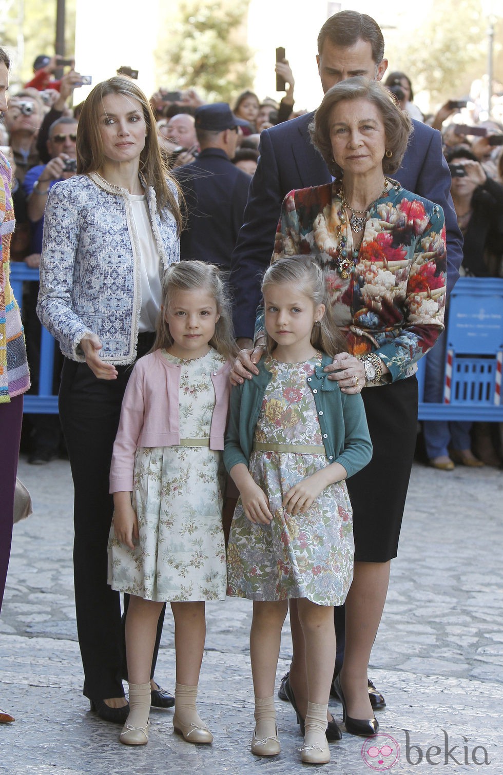 La Familia Real en la Misa de Pascua en Palma de Mallorca