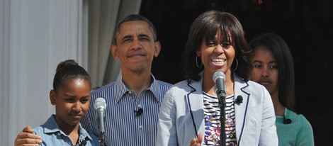 Barack y Michelle Obama celebran la Pascua 2013 con sus hijas Malia y Sasha