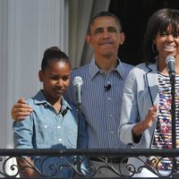 Barack y Michelle Obama celebran la Pascua 2013 con sus hijas Malia y Sasha