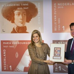 Máxima de Holanda en un acto oficial en la Universidad de Amsterdam