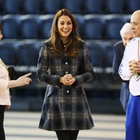 Kate Middleton durante su visita a Glasgow