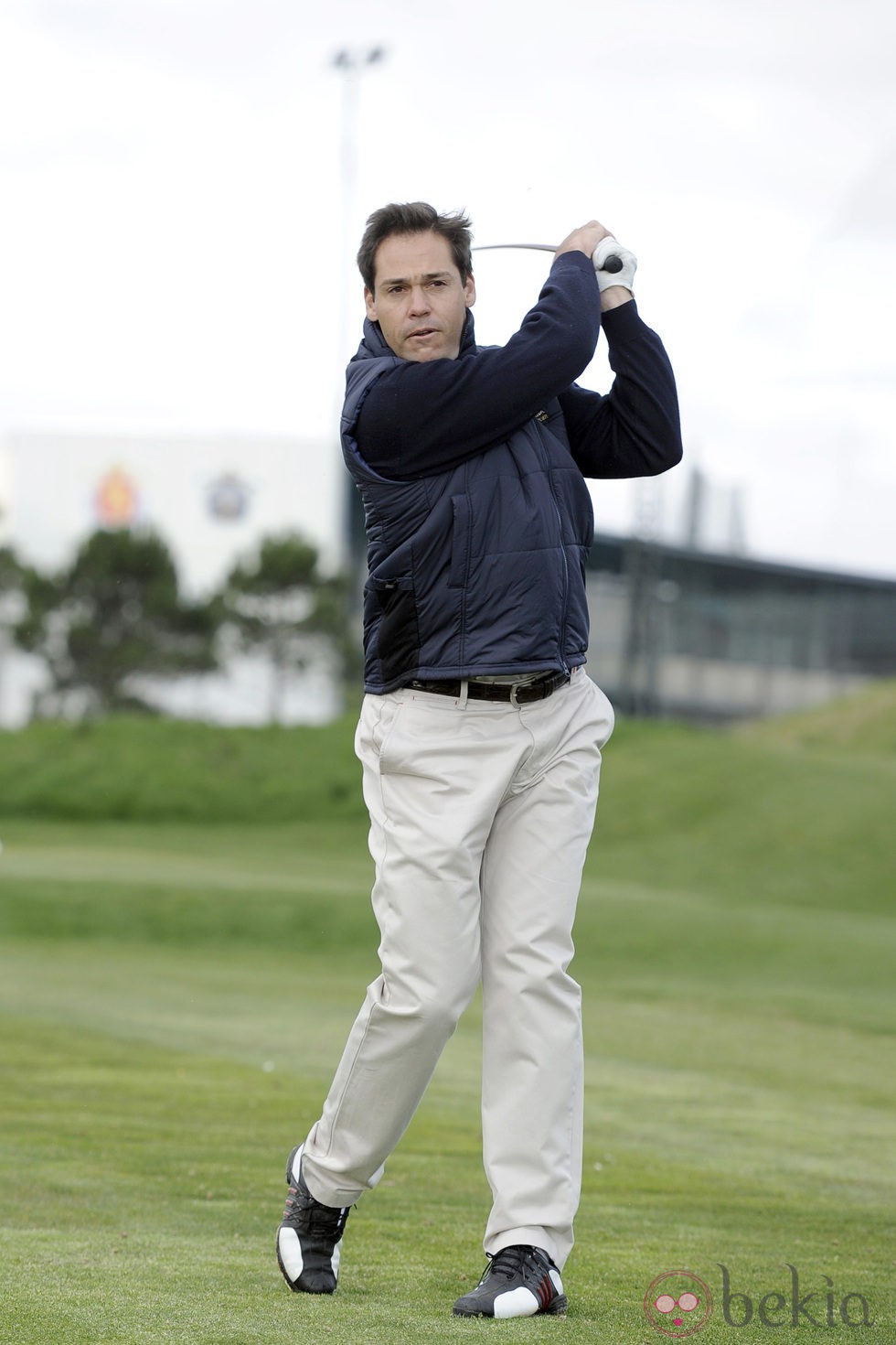 Luis Alfonso de Borbón en un torneo de golf solidario