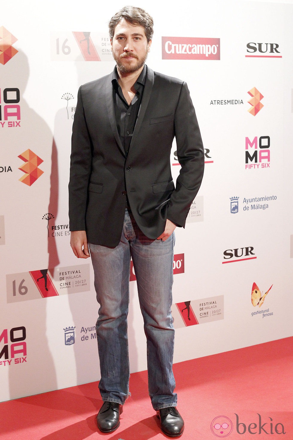 Alberto Ammann en la presentación del Festival de Málaga 2013