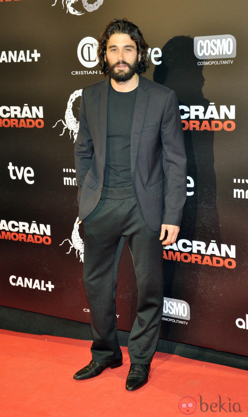 Álex García en el estreno de 'Alacrán enamorado' en Madrid