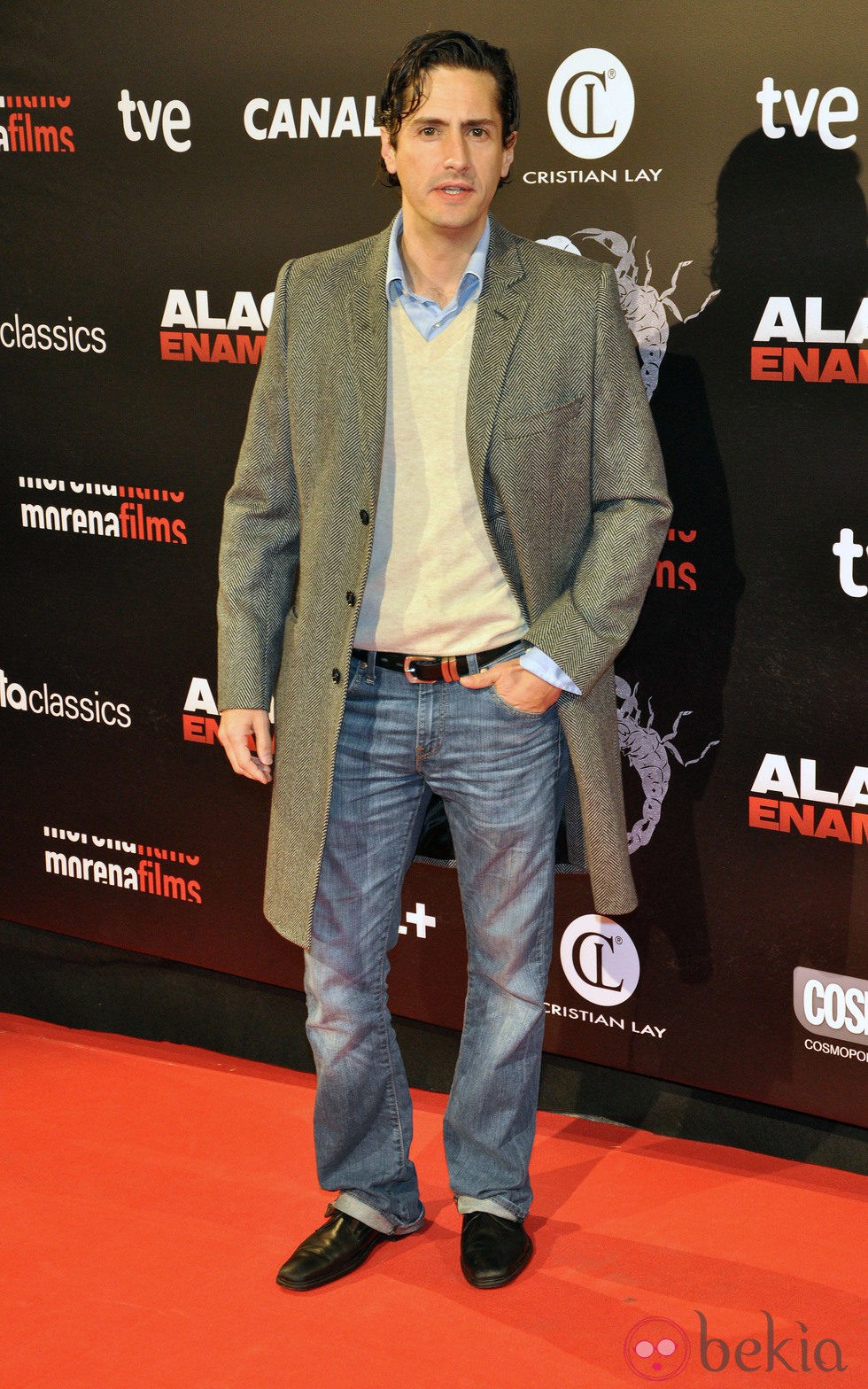 Juan Diego Botto en el estreno de 'Alacrán enamorado' en Madrid