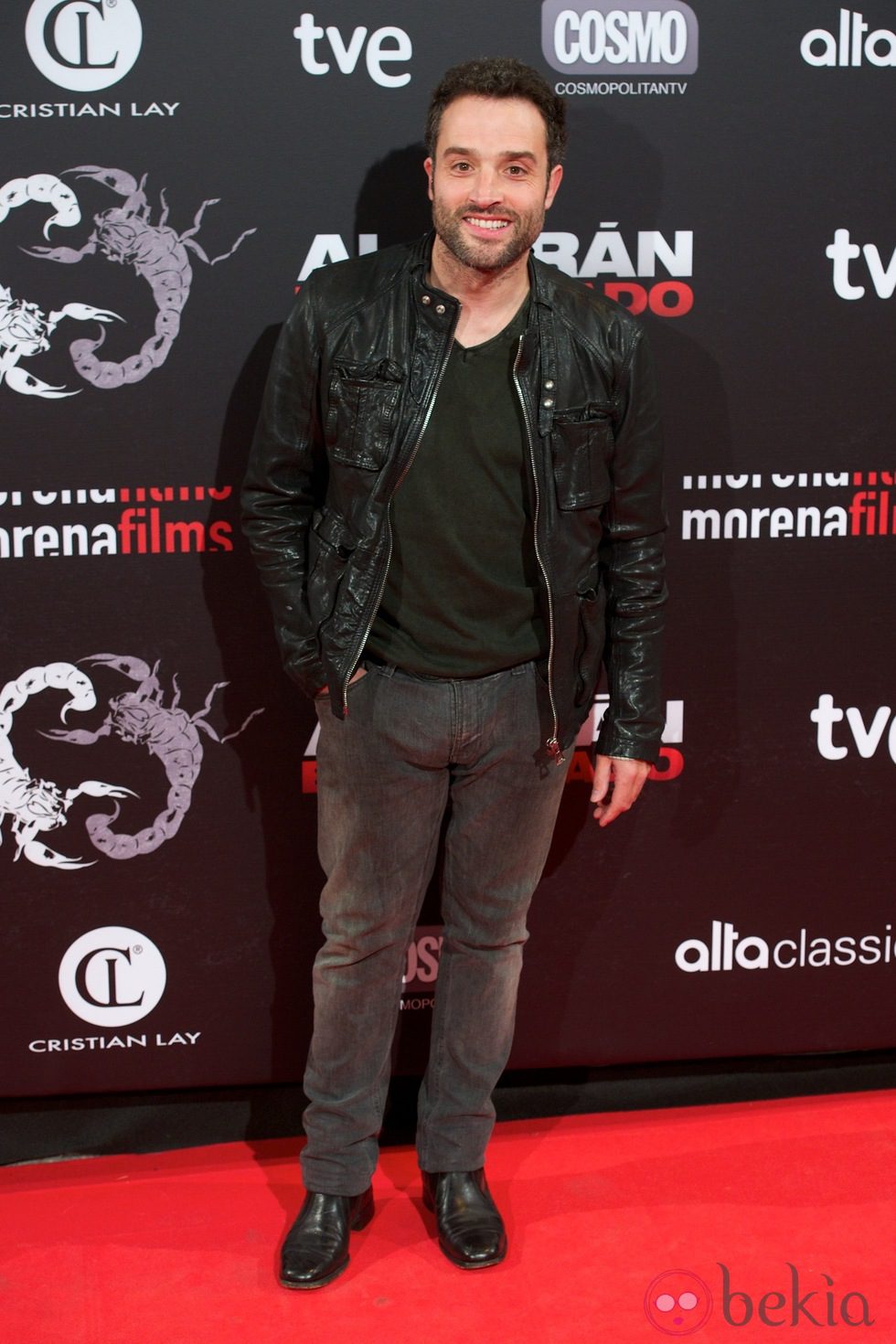 Daniel Guzman en el estreno de 'Alacrán enamorado' en Madrid