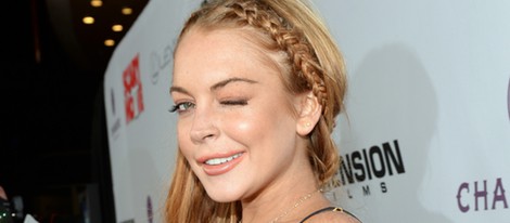 Lindsay Lohan en la premiere de 'Scary Movie 5'