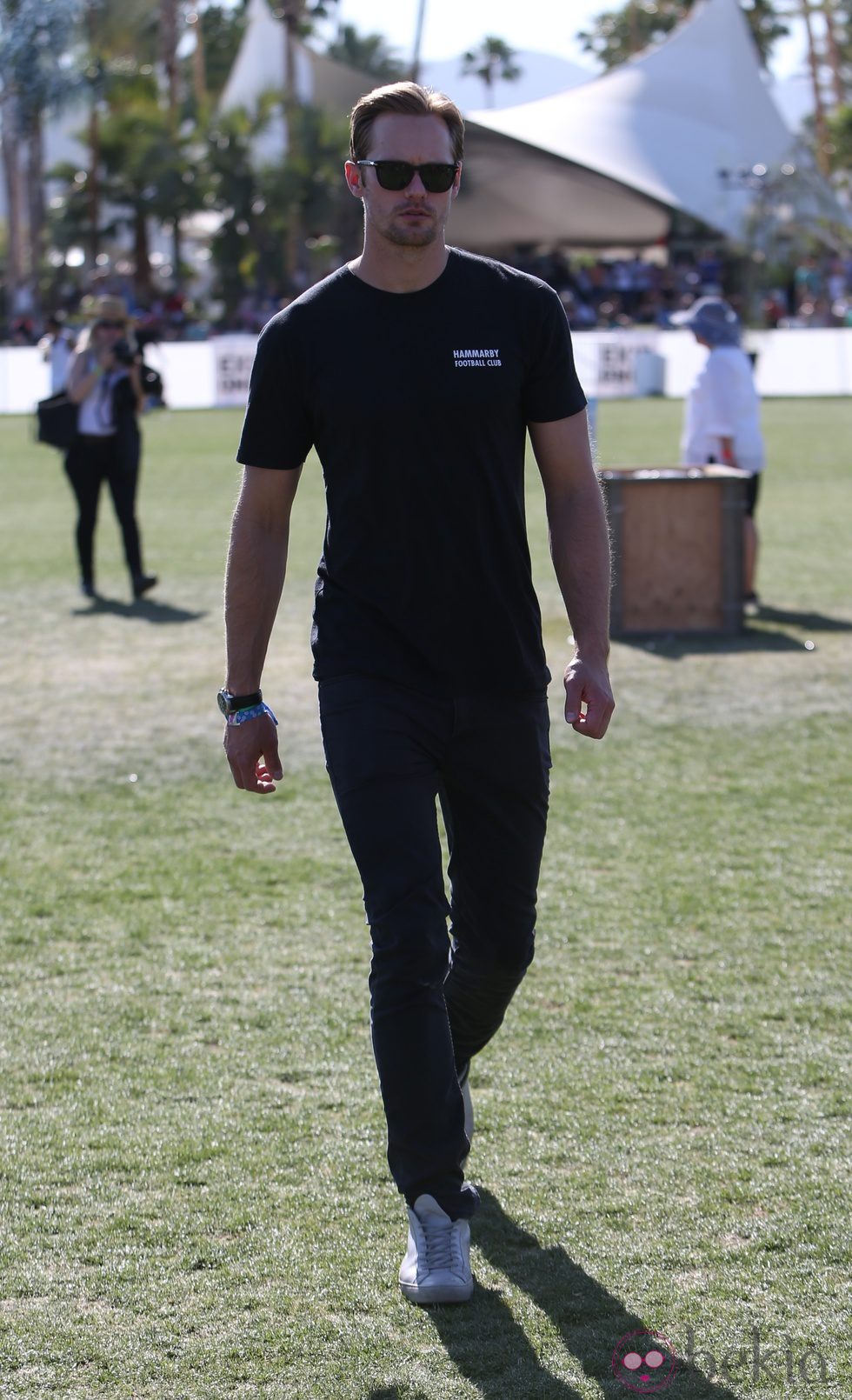 Alexander Skarsgard en el Festival de Coachella 2013