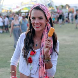 Alessandra Ambrosio en el Festival de Coachella 2013