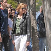 La Infanta Cristina sonriente en Barcelona