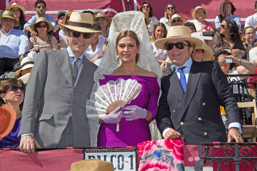 Marina Danko con Victorio y Lucchino en los Enganches de Sevilla