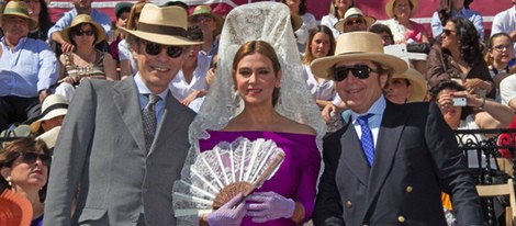 Marina Danko con Victorio y Lucchino en los Enganches de Sevilla