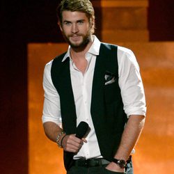 Liam Hemsworth en la gala de los MTV Movie Awards 2013