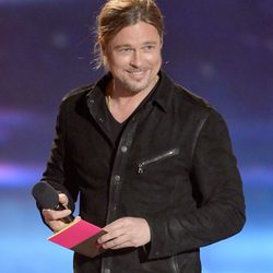 Brad Pitt en la gala de los MTV Movie Awards 2013