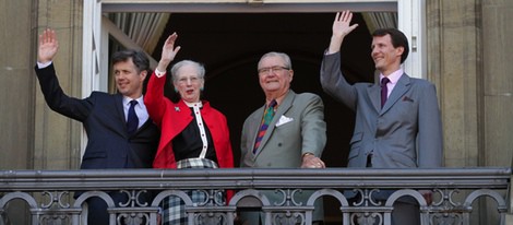 Federico, Margarita, Enrique y Joaquín de Dinamarca celebran el 73 cumpleaños de la Reina Margarita