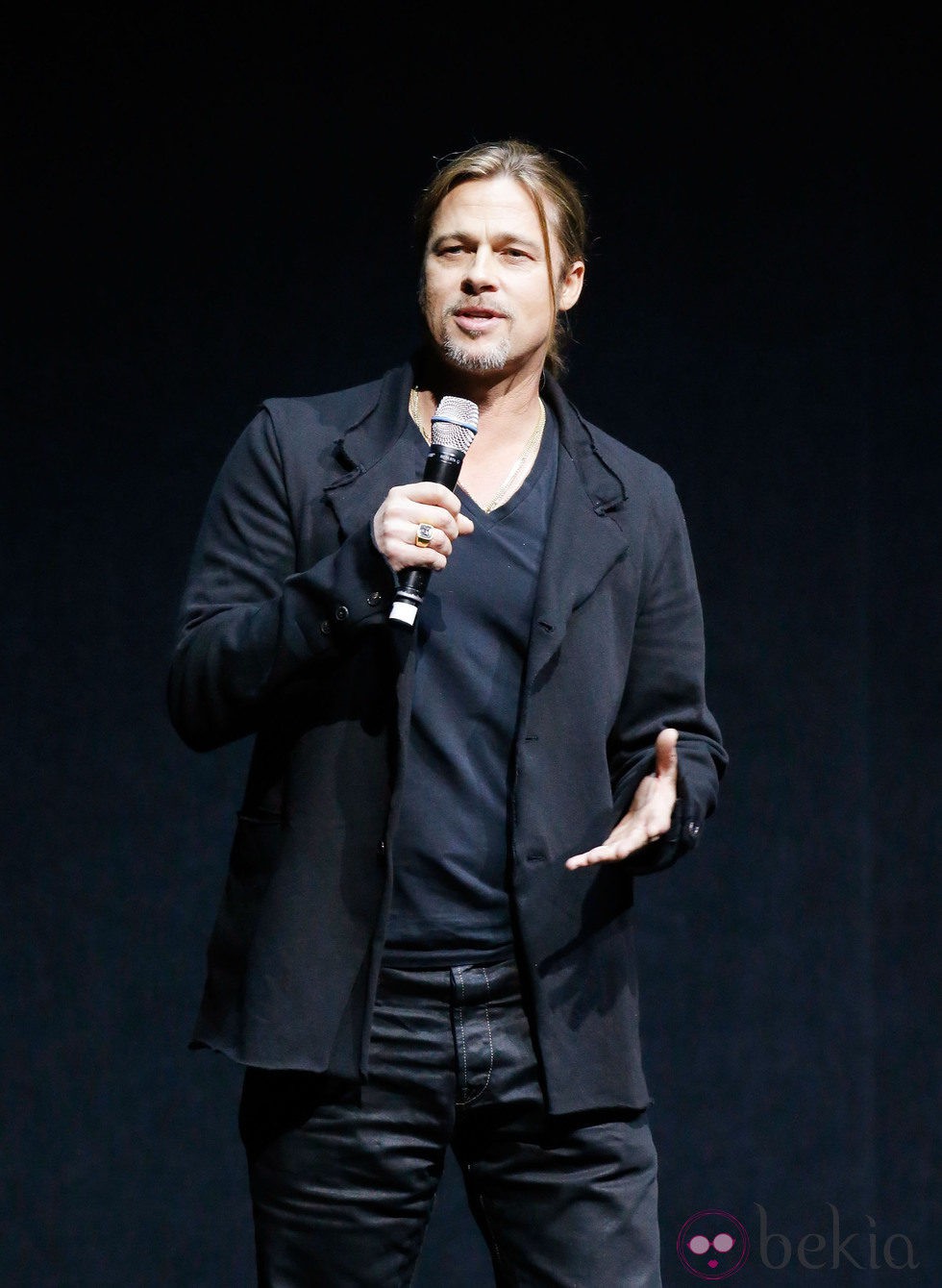 Brad Pitt presenta 'Guerra Mundial Z' en la CinemaCon 2013