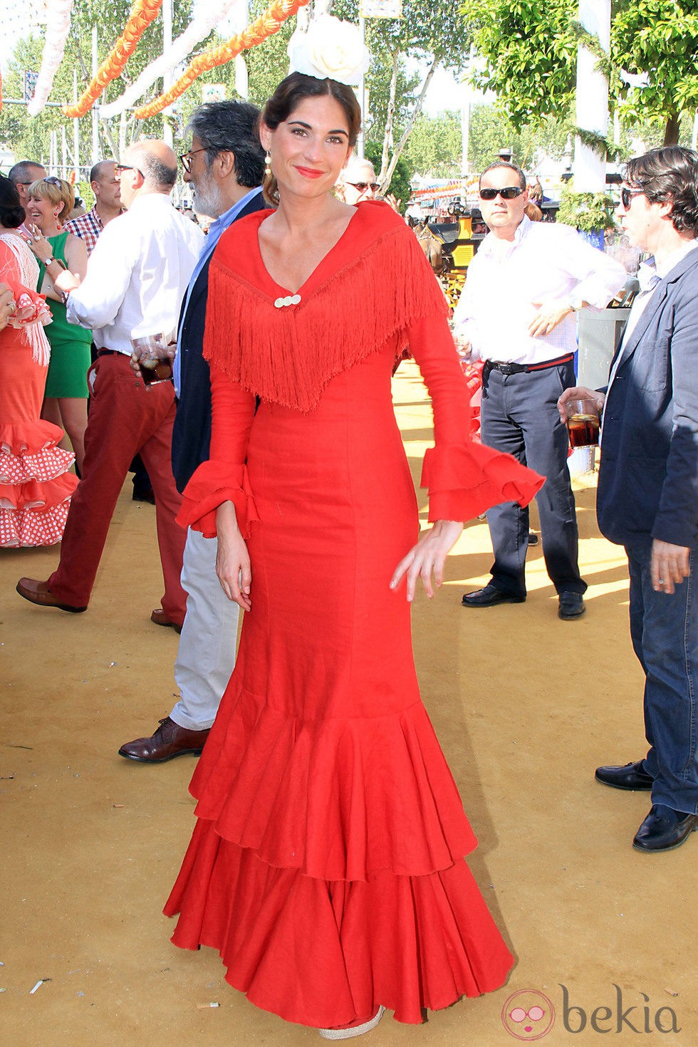 Lourdes Montes en la Feria de Abril 2013