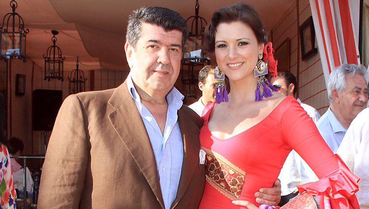 María Jesús Ruiz y José María Gil Silgado en la Feria de Abril 2013
