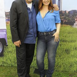 Paco Tous y Natalia Roig en el estreno de la segunda temporada de 'Con el culo al aire'