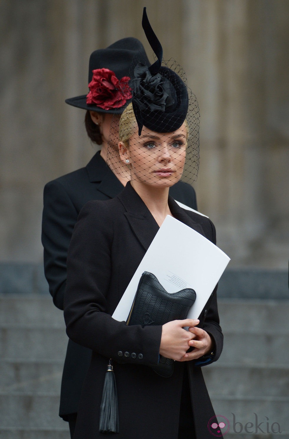 Katherine Jenkins en el funeral de Margaret Thatcher