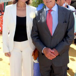 Curro Romero y Carmen Tello en la Feria de Abril 2013