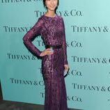 La modelo Ji Hye  en la fiesta de Tiffany & Co en Nueva York