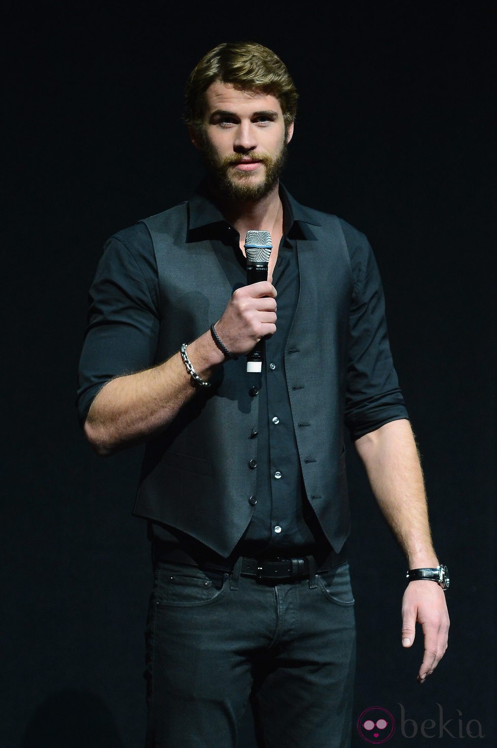 Liam Hemsworth presenta 'Los Juegos del Hambre: En llamas' en la CinemaCon 2013