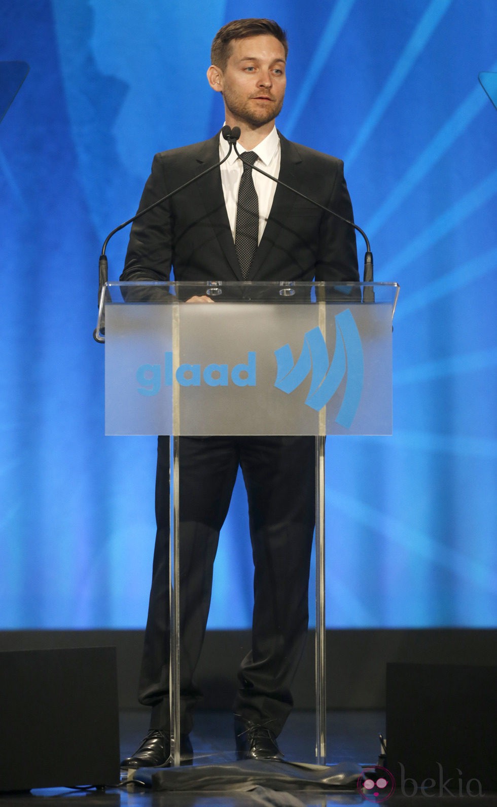 Tobey Maguire en los Glaad Media Awards 2013 en Los Angeles