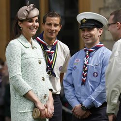 La Duquesa de Cambridge en un acto de los Scouts