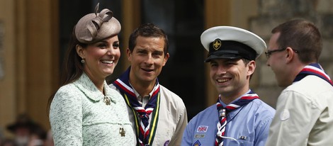 La Duquesa de Cambridge en un acto de los Scouts