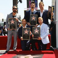 Los Backstreet Boys en el Paseo de la Fama de Hollywood