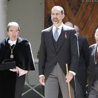 El Príncipe Felipe en la entrega del Premio Cervantes 2012