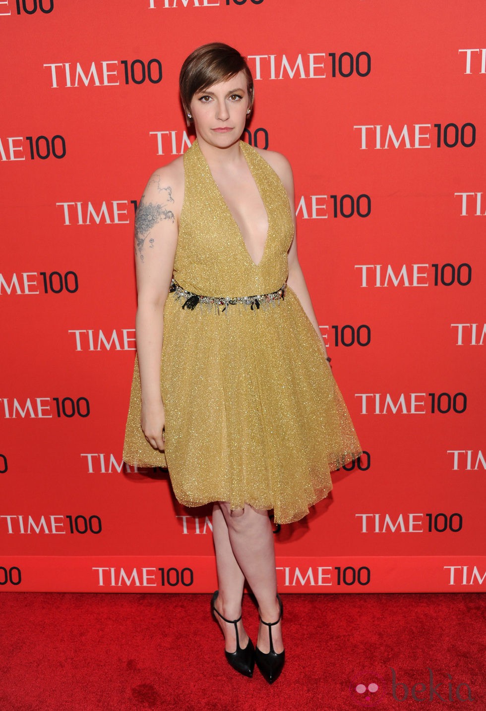 La actriz Lena Dunham en la gala de la revista Time 2013