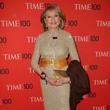 La periodista Barbara Walters en la gala de la revista Time 2013