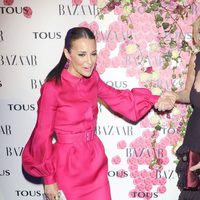 Paula Echevarría y Bibiana Fernández en la fiesta de presentación del perfume 'Rosa'