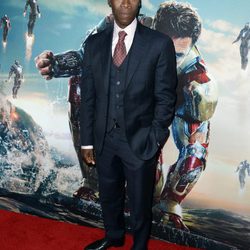 Don Cheadle en el estreno de 'Iron Man 3' en Los Ángeles