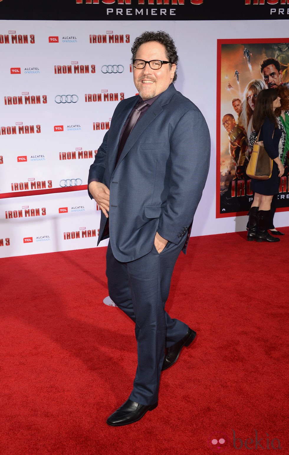 Jon Favreau en el estreno de 'Iron Man 3' en Los Ángeles