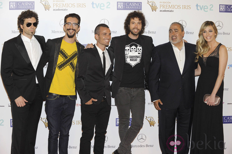 El equipo de 'El Hormiguero' en los Premios Iris 2013