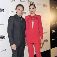 Nieves Álvarez y su marido Marco Severini en los Premios Conde Nast Traveller 2013