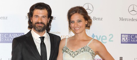 Rodolfo Sancho y Michelle Jenner en los Premios Iris 2013