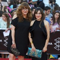 Isabel Coixet y Candela Peña en la clausura del 16 Festival de Málaga