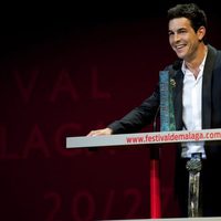 Mario Casas recoge su premio en el 16 Festival de Málaga