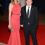Tracy Pollan y Michael J. Fox en la 2013 White House Correspondents' Association Dinner