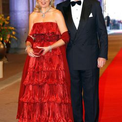 Los príncipes Guillermo y Máxima de Holanda en la cena previa a la abdicación de la Reina Beatriz de Holanda