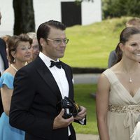Victoria de Suecia y Daniel Westling en 2007