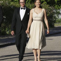 Victoria de Suecia y Daniel Westling en 2008