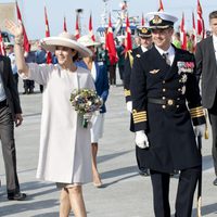Federico y Mary de Dinamarca de crucero por Dinamarca