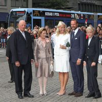 La Familia Real de Noruega en el 10 aniversario de Haakon y Mette Marit de Noruega