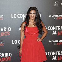Guadalupe Lancho en el estreno de 'Lo contrario' al amor' en Madrid